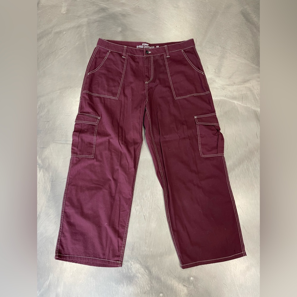 Burgundy Cargo Pants